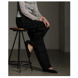 スタイリングに華を添えるリーフジャガードテーパードパンツ レディース ファッショ… | Sawa a la mode | 詳細画像8 