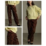 スタイリングに華を添えるリーフジャガードテーパードパンツ レディース ファッショ… | Sawa a la mode | 詳細画像17 