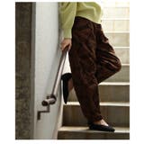 スタイリングに華を添えるリーフジャガードテーパードパンツ レディース ファッショ… | Sawa a la mode | 詳細画像22 