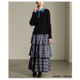 配色マジックに魅了するバイカラーポロニットプルオーバー レディース ファッション | Sawa a la mode | 詳細画像7 