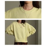 毎日着たくなるスウェットライクニットプルオーバー レディース ファッション | Sawa a la mode | 詳細画像5 