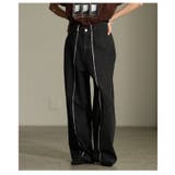 ヒトクセ添えるセンターラインストレートデニムパンツ レディース ファッション | Sawa a la mode | 詳細画像19 