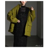 秋冬コーデを彩るスタンドネックコクーンジャケット レディース ファッション | Sawa a la mode | 詳細画像2