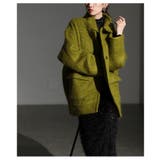 秋冬コーデを彩るスタンドネックコクーンジャケット レディース ファッション | Sawa a la mode | 詳細画像4