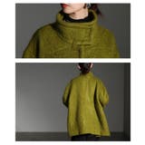 秋冬コーデを彩るスタンドネックコクーンジャケット レディース ファッション | Sawa a la mode | 詳細画像5