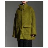 秋冬コーデを彩るスタンドネックコクーンジャケット レディース ファッション | Sawa a la mode | 詳細画像7