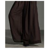 足下をドラマティックにするワイドシアーパンツ レディース ファッション | Sawa a la mode | 詳細画像11 