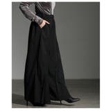 足下をエレガントに彩るプリーツ切替ワイドパンツ レディース ファッション | Sawa a la mode | 詳細画像22 