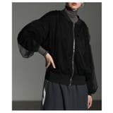 トレンドを羽織るチュールレイヤードライトブルゾン レディース ファッション | Sawa a la mode | 詳細画像7