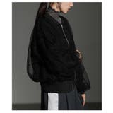 トレンドを羽織るチュールレイヤードライトブルゾン レディース ファッション | Sawa a la mode | 詳細画像15