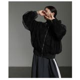 トレンドを羽織るチュールレイヤードライトブルゾン レディース ファッション | Sawa a la mode | 詳細画像16