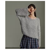 表情を豊かにするリボンヤーンローゲージリブニット レディース ファッション | Sawa a la mode | 詳細画像18 