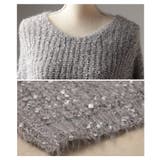 表情を豊かにするリボンヤーンローゲージリブニット レディース ファッション | Sawa a la mode | 詳細画像23 