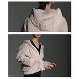 触れていたくなるフェイクファージップアップパーカー レディース ファッション | Sawa a la mode | 詳細画像5 