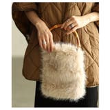 心ときめくフェイクファースクエアハンドバッグ レディース ファッション | Sawa a la mode | 詳細画像4 