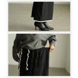 流れるフリルで魅せるフリルラインタイトスカート レディース ボトムス | Sawa a la mode | 詳細画像5 