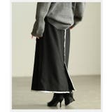 流れるフリルで魅せるフリルラインタイトスカート レディース ボトムス | Sawa a la mode | 詳細画像12 