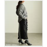 流れるフリルで魅せるフリルラインタイトスカート レディース ボトムス | Sawa a la mode | 詳細画像13 