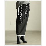 流れるフリルで魅せるフリルラインタイトスカート レディース ボトムス | Sawa a la mode | 詳細画像16 