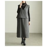 後ろ姿まで美しいマニッシュジャンパースカート レディース ワンピース | Sawa a la mode | 詳細画像4