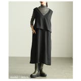 後ろ姿まで美しいマニッシュジャンパースカート レディース ワンピース | Sawa a la mode | 詳細画像13