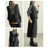 後ろ姿まで美しいマニッシュジャンパースカート レディース ワンピース | Sawa a la mode | 詳細画像17