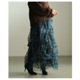 歩くたびに揺れ動くマルチパターンタックスカート レディース ファッション | Sawa a la mode | 詳細画像4