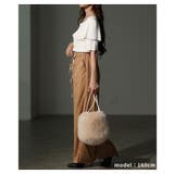 コロンと愛らしいフェイクファー巾着ハンドバッグ レディース ファッション | Sawa a la mode | 詳細画像5 