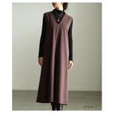 ラインで魅せるショルダーラインVネックワンピース レディース ワンピース | Sawa a la mode | 詳細画像2