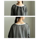 一枚で完成するオーガンジーレイヤードプルオーバー レディース トップス | Sawa a la mode | 詳細画像5
