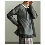 一枚で完成するオーガンジーレイヤードプルオーバー レディース トップス | Sawa a la mode | 詳細画像9