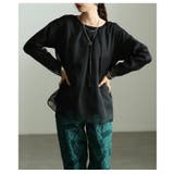 一枚で完成するオーガンジーレイヤードプルオーバー レディース トップス | Sawa a la mode | 詳細画像14