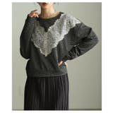 ひと目で華やぐグリッターレースプルオーバー レディース トップス | Sawa a la mode | 詳細画像4