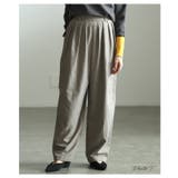 ゆるっと上品こなれ感ツイルタックボリュームパンツ レディース ボトムス | Sawa a la mode | 詳細画像2