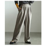 ゆるっと上品こなれ感ツイルタックボリュームパンツ レディース ボトムス | Sawa a la mode | 詳細画像8