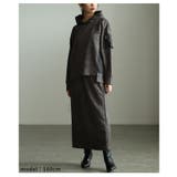 ラフなのにお洒落に決まるMA 1ポケット付きフーディスカートセットアップ レディ… | Sawa a la mode | 詳細画像15 