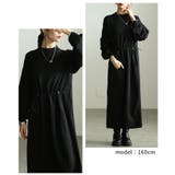 上品＆抜け感を演出する切替タックスリーブドロストワンピース レディース | Sawa a la mode | 詳細画像10 