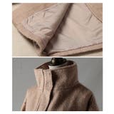 風合い感じるシャギースタンドカラーミドルコート レディース ファッション | Sawa a la mode | 詳細画像23 