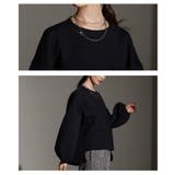 大人カジュアルに馴染むボリューム袖ダンボールプルオーバー レディース ファッション | Sawa a la mode | 詳細画像5 
