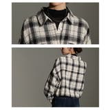 旬なシルエット纏うトラッドチェック柄クロップドシャツ レディース ファッション | Sawa a la mode | 詳細画像5 