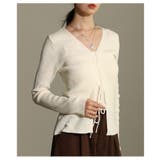 女性らしさを引き立てるレースアップニットトップス レディース ファッション | Sawa a la mode | 詳細画像4 