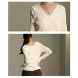 女性らしさを引き立てるレースアップニットトップス レディース ファッション | Sawa a la mode | 詳細画像5 