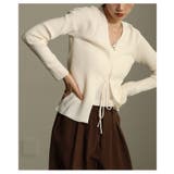 女性らしさを引き立てるレースアップニットトップス レディース ファッション | Sawa a la mode | 詳細画像7 