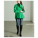 「個性×彩り」スリットスリーブデザインシャツブラウス レディース ファッション | Sawa a la mode | 詳細画像7 