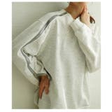 エッジを加えたジップスリーブスウェットプルオーバー レディース ファッション | Sawa a la mode | 詳細画像19 