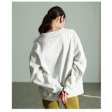 エッジを加えたジップスリーブスウェットプルオーバー レディース ファッション | Sawa a la mode | 詳細画像21 