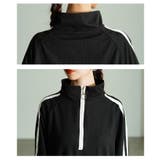 スポーティーMIXなサイドラインハーフジップワンピース レディース ファッション | Sawa a la mode | 詳細画像5 