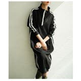 スポーティーMIXなサイドラインハーフジップワンピース レディース ファッション | Sawa a la mode | 詳細画像19 