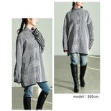 千鳥格子柄ニットトップス レディース トップス | Sawa a la mode | 詳細画像10 