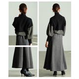 コーデが即決まる配色ハイネックニット×フレアスカートセットアップ レディース | Sawa a la mode | 詳細画像17 